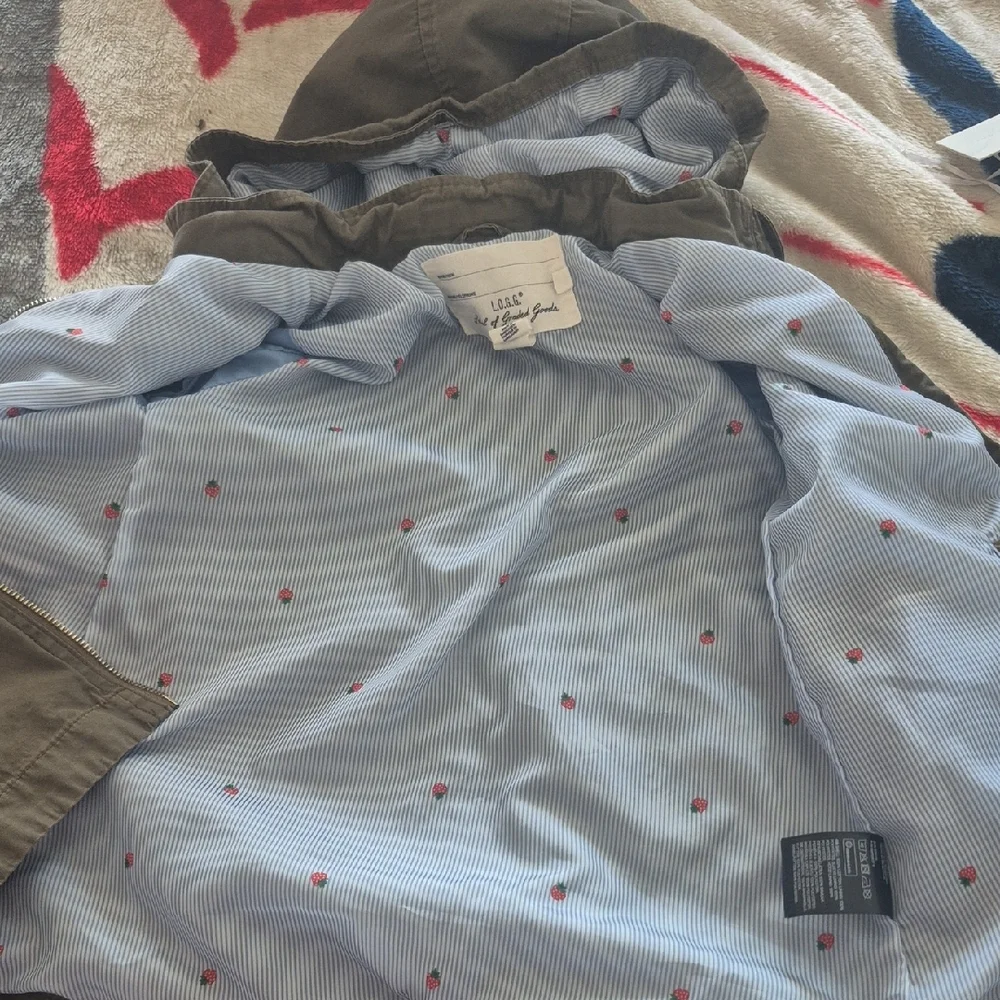 H&M Kids Olive Hooded Raincoat - Picture 3 of 8